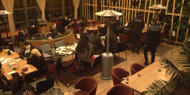 Nişantaşı'nda ünlü restorana polis baskını
