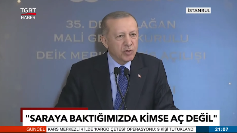 TGRT'den KJ ile çirkin 'Saray' algısı!