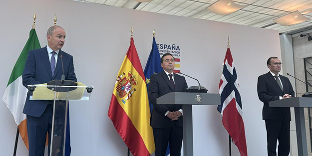 Norveç, İspanya ve İrlanda'dan ortak basın toplantısı! 'Filistin Devleti'ni tanımak için en doğru zaman'