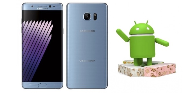 Note 7, android Nougat ile geliyor