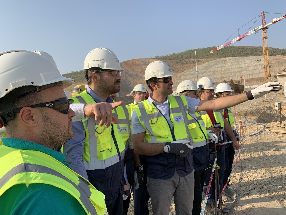 Nükleer Düzenleme Kurulu üyelerinden Akkuyu NGS sahasında inceleme 