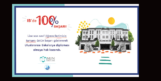 NUN Okulları, ilk mezunları ile yüzde 100 başarı elde etti