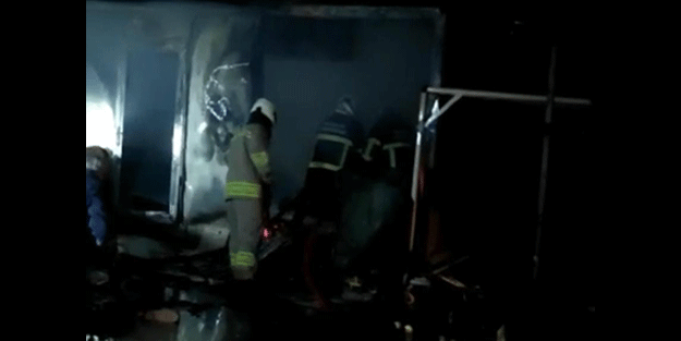 Nusaybin’de patlayan tüp halı yıkama fabrikasını kullanılmaz hale getirdi