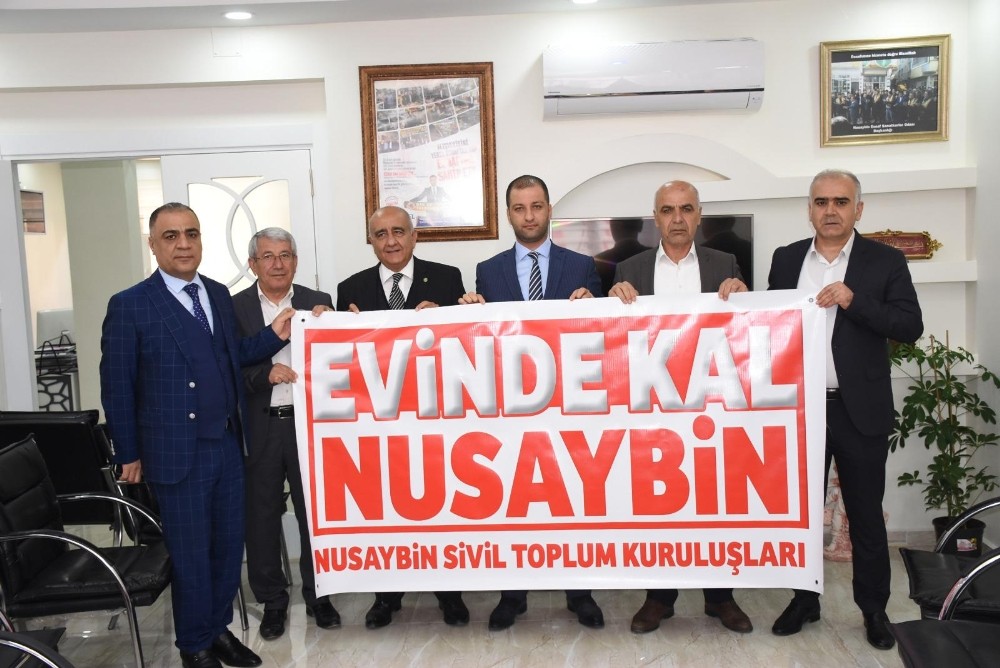 Nusaybin’deki STK’lardan vatandaşlara ’evinde kal’ çağrısı 
