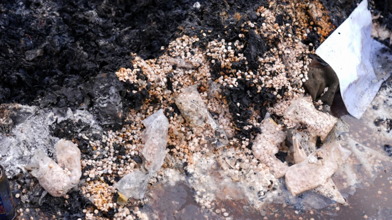 Nusayrilerin uyuşturucu depoları imha ediliyor!