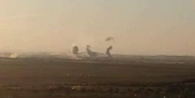 Esed kontrol noktası havaya uçuruldu (video)
