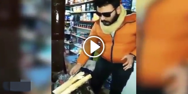 Nusret'i taklit ederken az daha kendini yakıyordu!