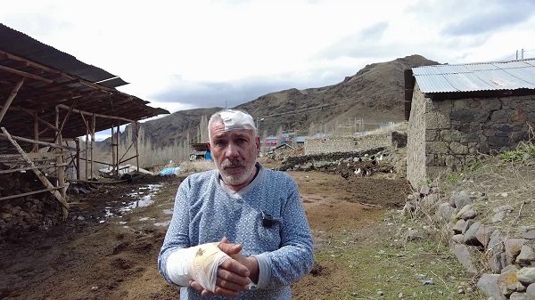 O anları böyle anlattı! Kurt adama saldırdı