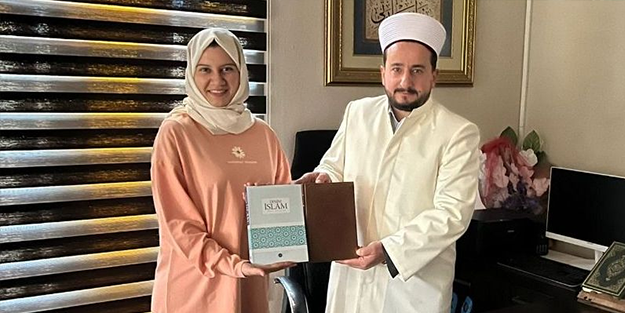 O artık bizden biri! 6 ay için geldi, İslam’la şereflendi