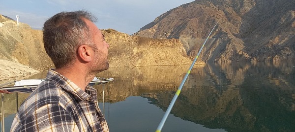 O barajda artık balık tutuluyor