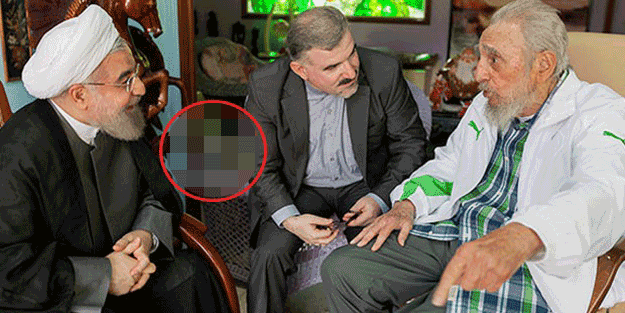 O buluşmada dikkat çeken ayrıntı