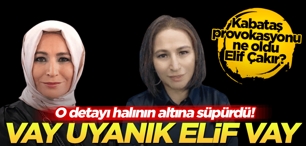 O detayı halının altına süpürdü! Vay uyanık Elif vay!