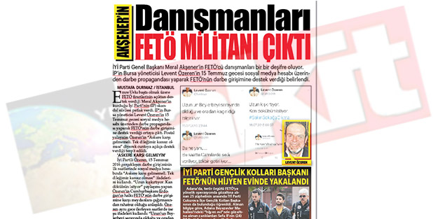 O FETÖ’cüyü Akit gündeme getirmişti