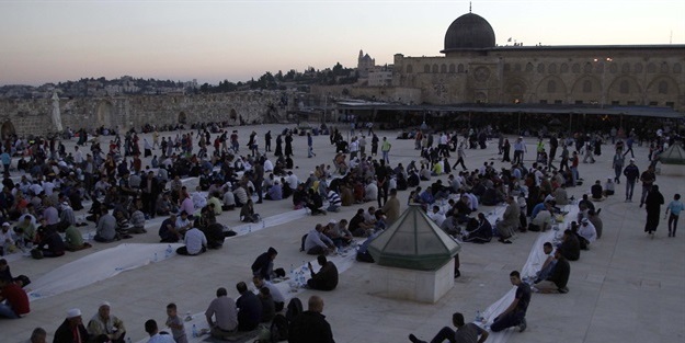 O iftara İsrail engel olamadı