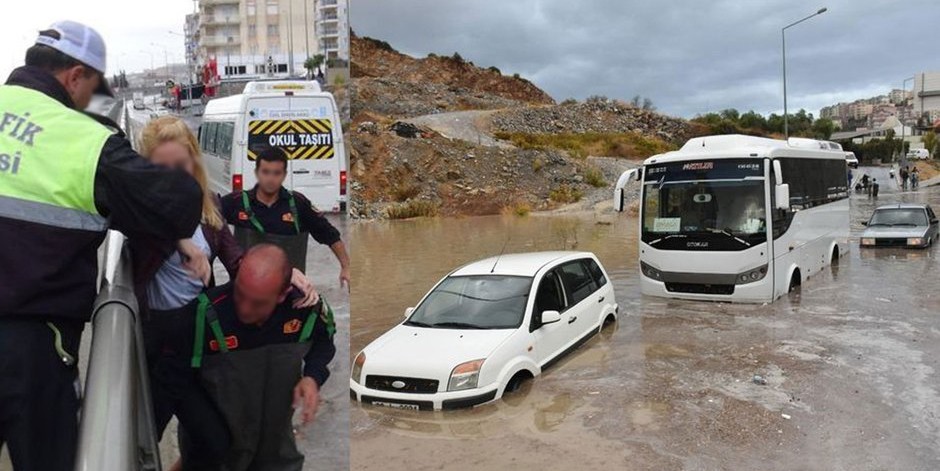 İlçede hayat 15 dakikada felç oldu