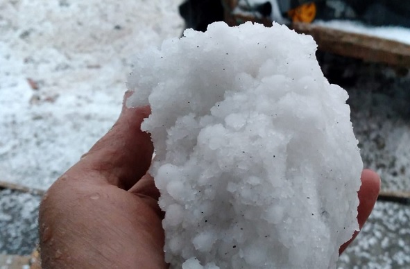 O ilçe beyaza büründü!
