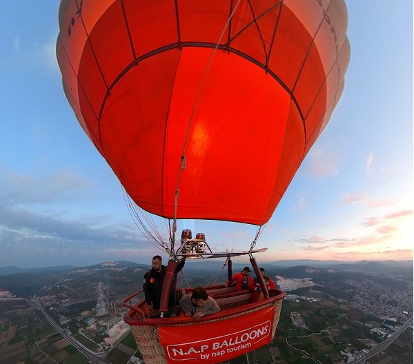 O ilçede balon turizmi başlıyor
