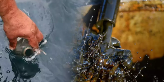 O ilçemiz Dubai gibi olabilir! Mavi sularından petrol fışkırmaya başladı