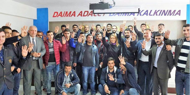 O ilde AK Parti'ye büyük katılım