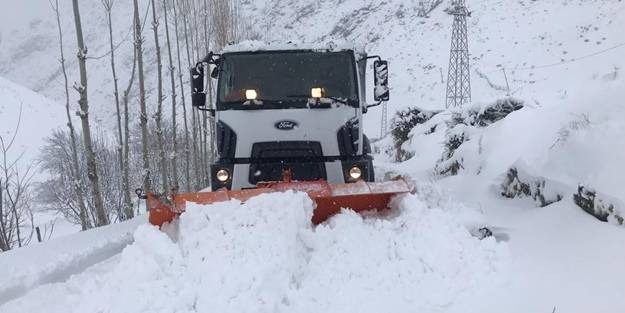 O ilde kar kalınlığı 1 metreye kadar çıktı