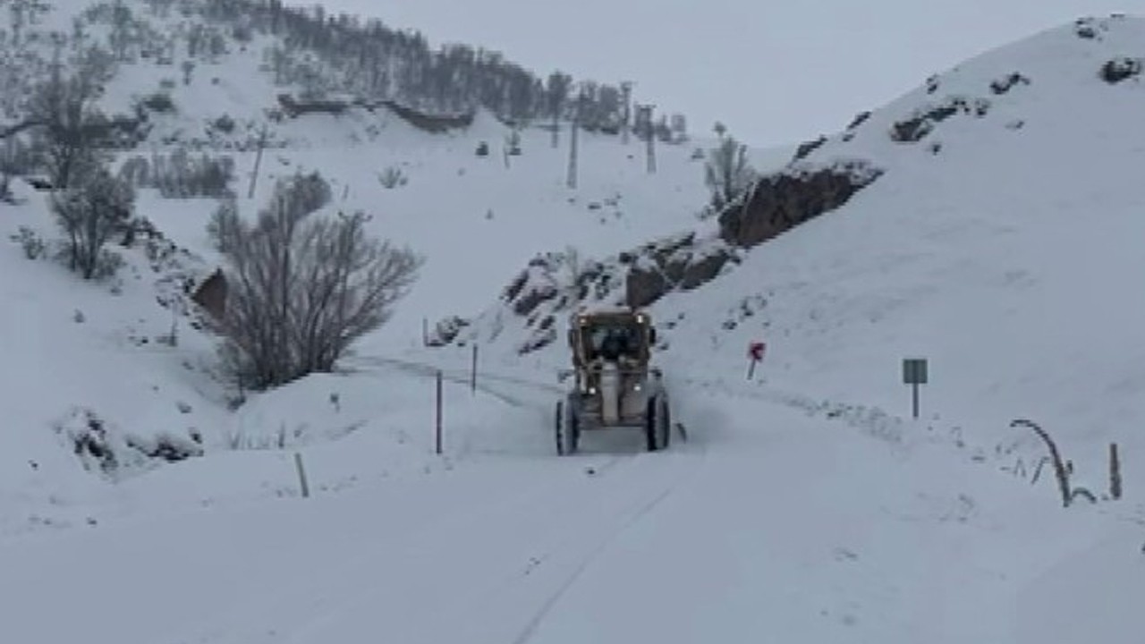 O ilimizde 82 köy yolu ulaşıma kapandı