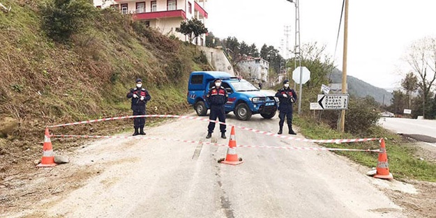 O ilimizde bir köy karantinaya alındı