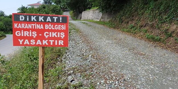 O ilimizde bir köy karantinaya alındı