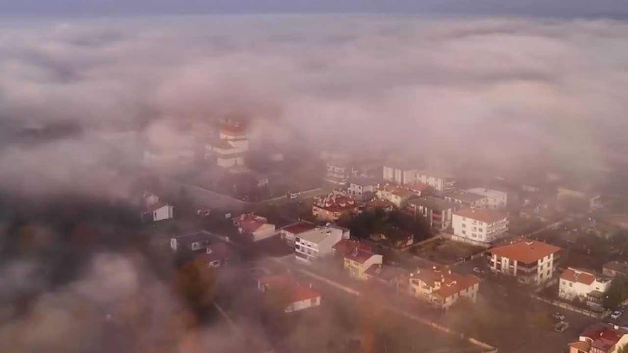 O ilimizde görüş mesafesi 20 metreye düştü