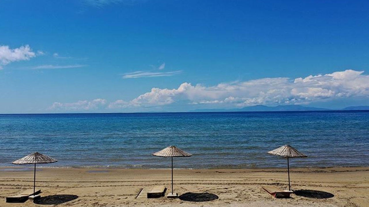 O ilimizde kasım ayında denize girdiler