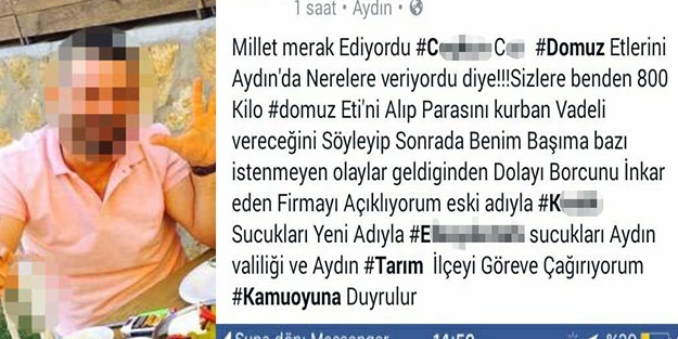 O kasap domuz eti satın alan firmaları açıkladı!