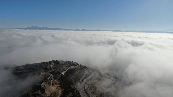 O kent sis denizinde kayboldu