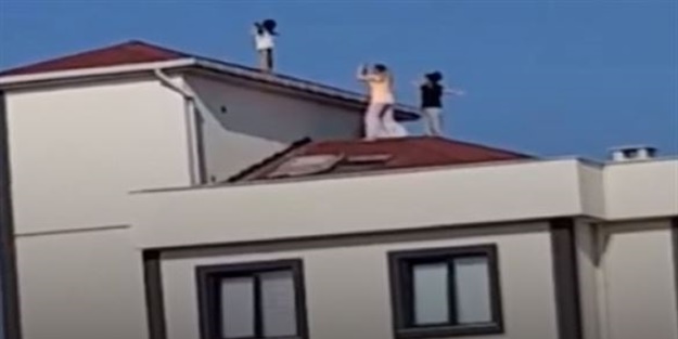 O olayın sırrı çözüldü! Küçük kız çatıya...