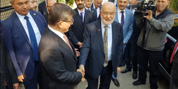 O parti ile Ahmet Davutoğlu arasında görüşme! Gelecek Partisi hesabından duyuruldu