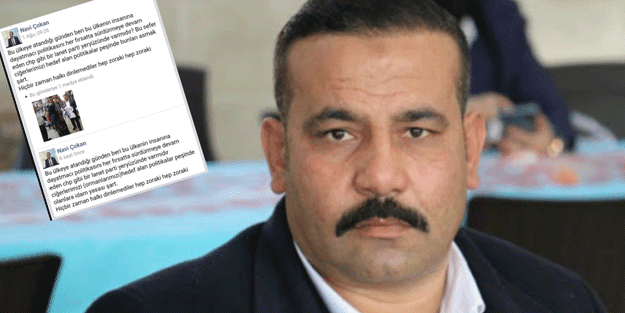 O paylaşımı yapan AK partili, görevden oldu