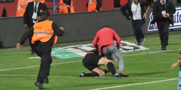 O saldırgan maça böyle girmiş!