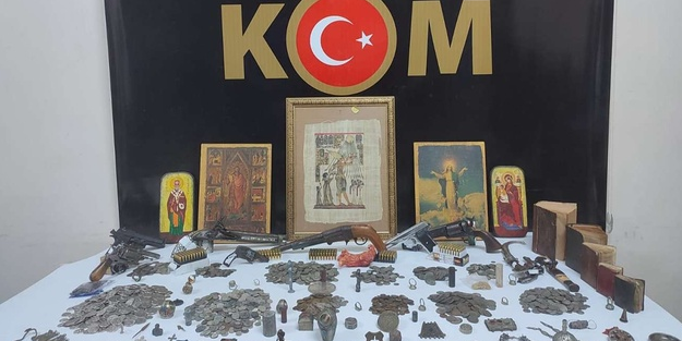 O şehirde tarihi eser operasyonu: Depo Roma darphanesi gibi!