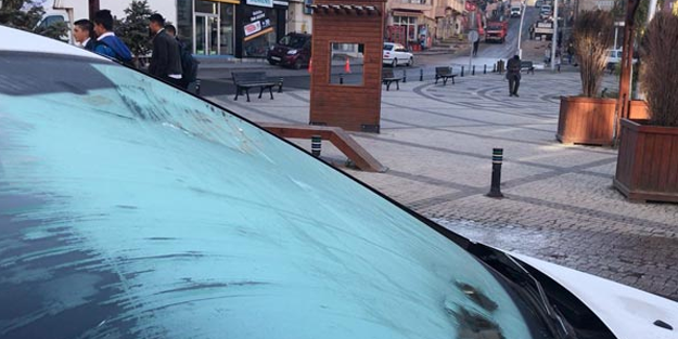 O şehrimiz sıfırın altını gördü! Her yer buz kesti