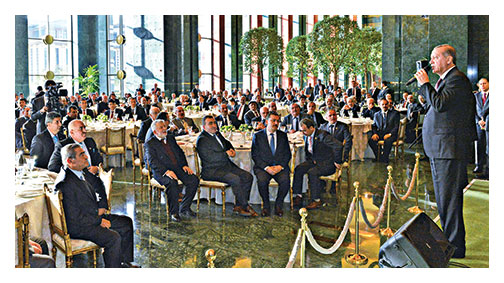 O şimdi Cumhurbaşkanı