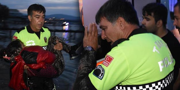 O trafik polisi konuştu! 'Ben de bir babayım'