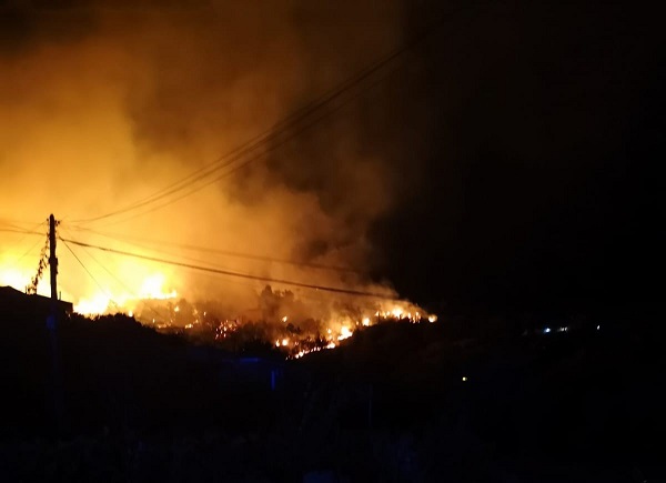 O ülke alev alev yanıyor! 140 hektar alan kül oldu