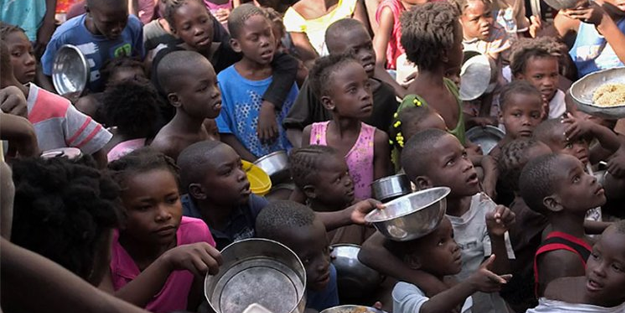 O ülkede 5 milyon insan aç!