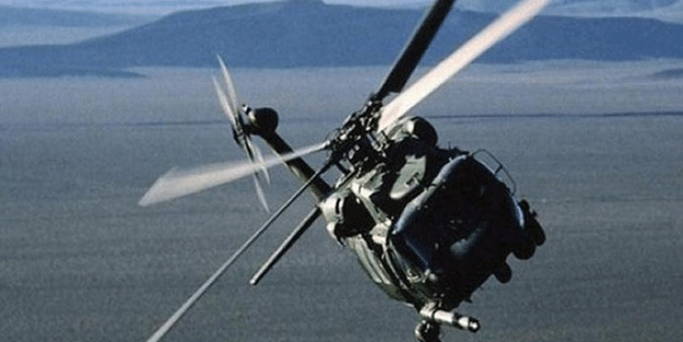 O ülkede askeri helikopter düştü