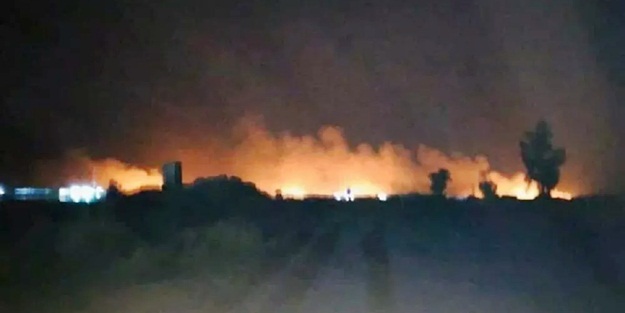 O ülkede askeri üsse füze saldırısı