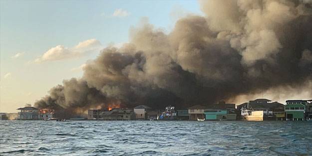 O ülkede felaket! 200’den fazla ev ve işyeri yandı