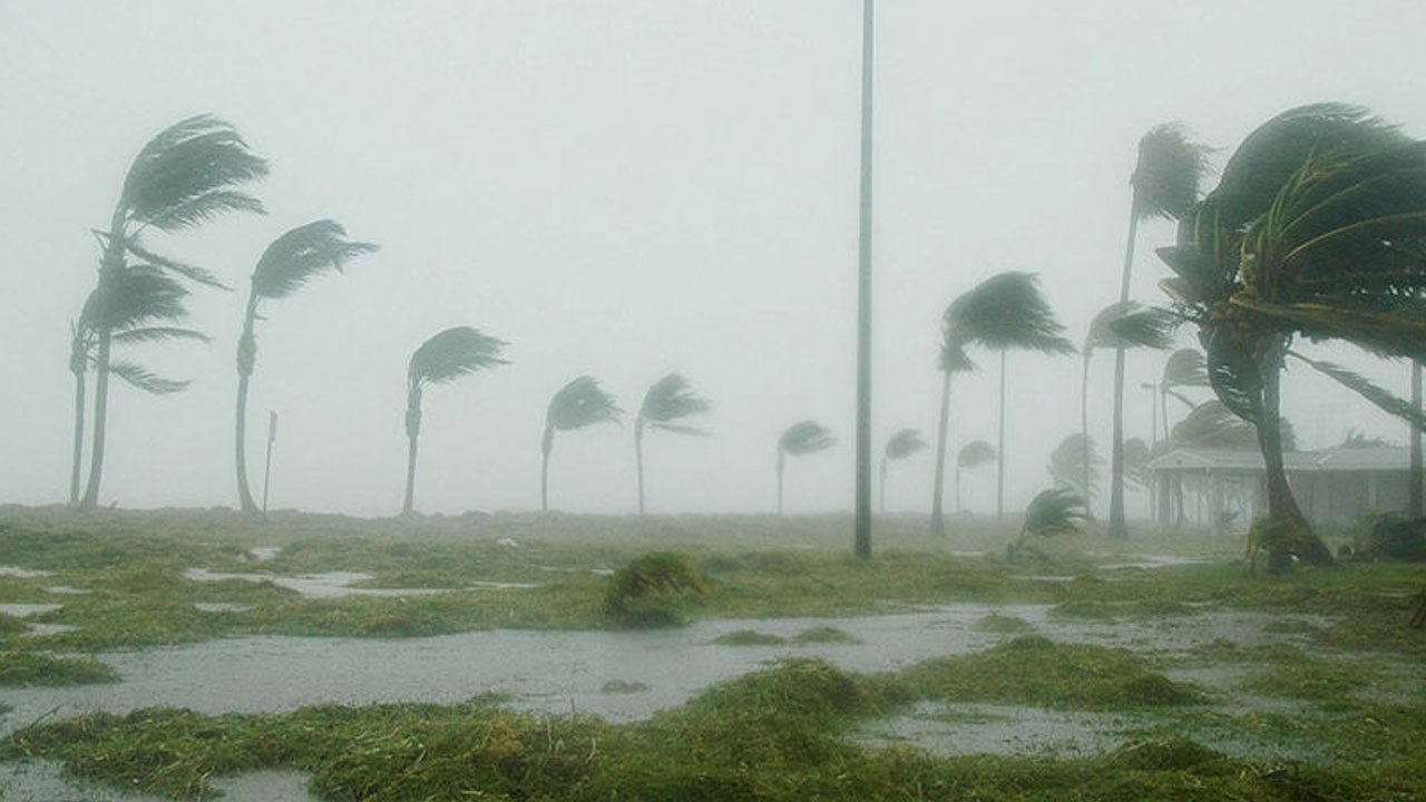 O ülkede fırtına sebebiyle adeta hayat durdu