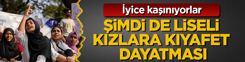 O ülkede Müslüman kızlara kıyafet dayatması