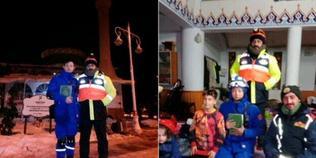 O ülkeden deprem için geldi Müslüman oldu