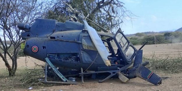 O ülkeye ait askeri helikopter düştü: 8 ölü