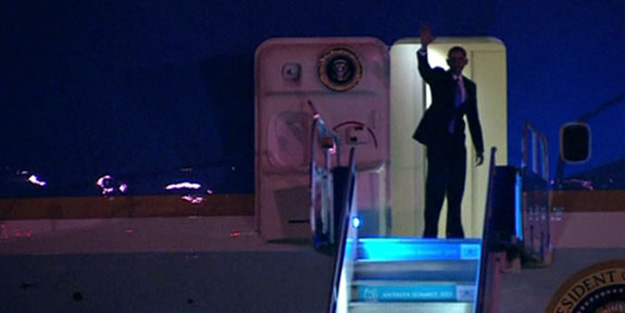 Obama Antalya'dan ayrıldı