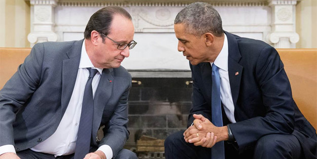 Obama'dan Hollande'a kutlama